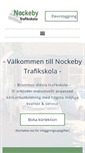Mobile Screenshot of nockebytrafikskola.se